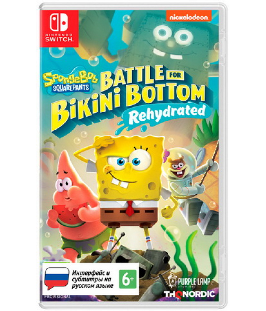 SpongeBob SquarePants Battle For Bikini Bottom - Rehydrated (Русские субтитры) [Nintendo Switch] (US)