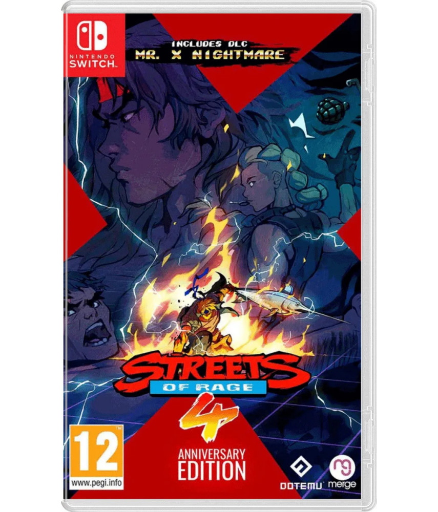 Streets of Rage 4 Anniversary Edition (Nintendo Switch, русская версия)