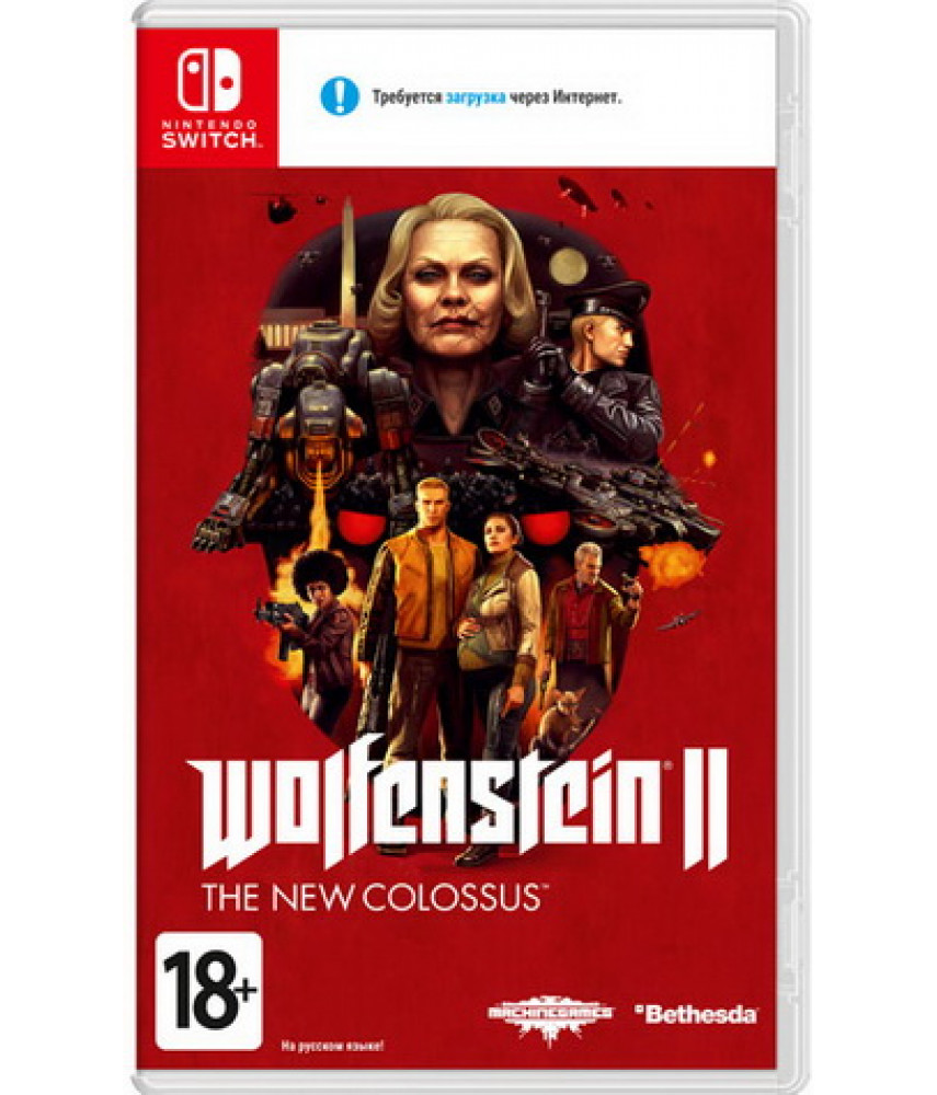 Wolfenstein II: The New Colossus (Русская версия) [Nintendo Switch] - БУ