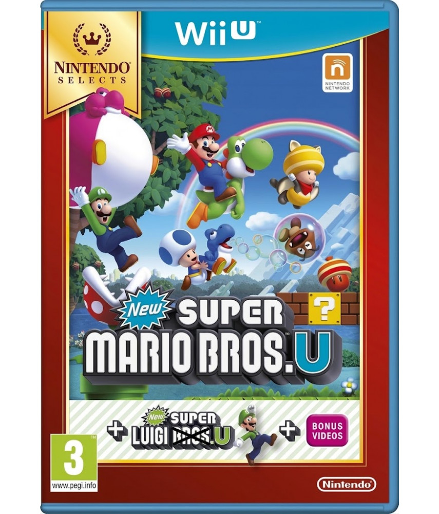 New Super Mario Bros. U + New Super Luigi U (Wii U, русская версия) New Super Mario Bros. U + New Super Luigi U (Wii U, русская версия)