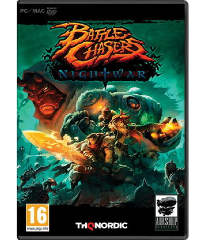 Battle Chasers: Nightwar (Русские субтитры) [PC DVD, box]