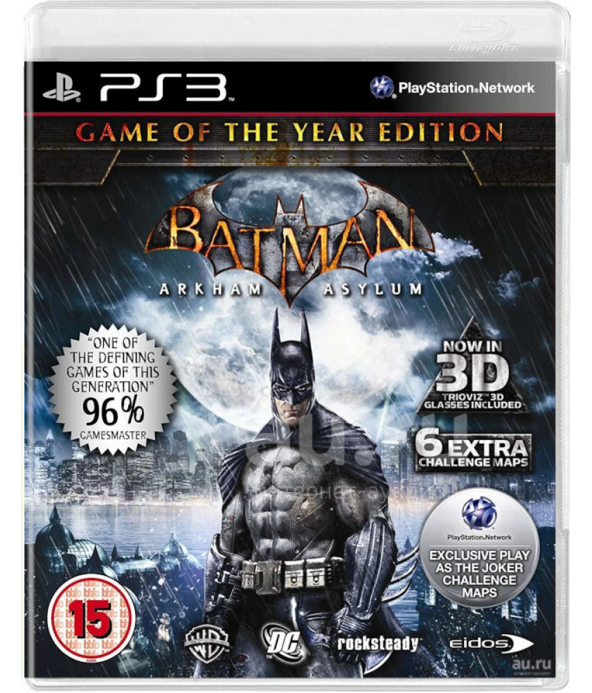 Batman: Arkham Asylum - Game Of The Year Edition [PS3] - US