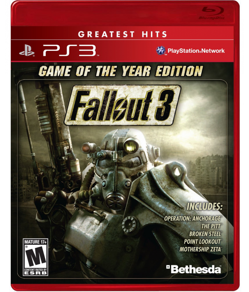 Fallout 3 - Game of the Year Edition (PS3, английская версия) (US)