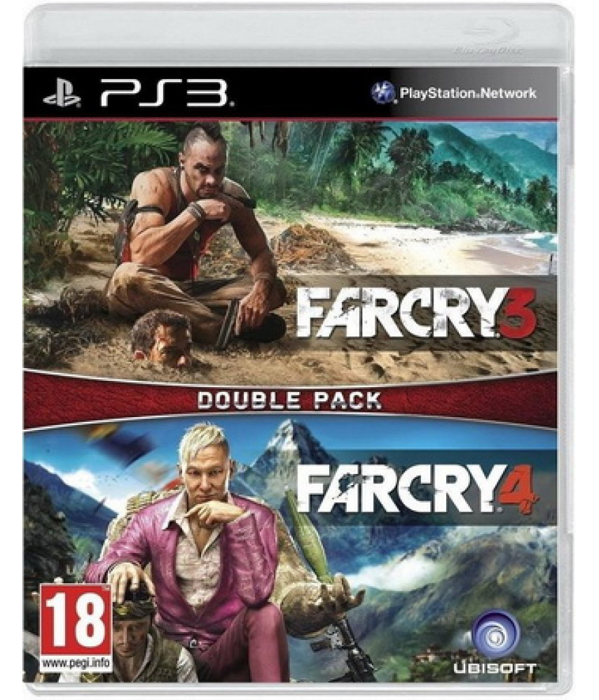 Комплект игр Far Cry 3 + Far Cry 4 (PS3, английская версия)