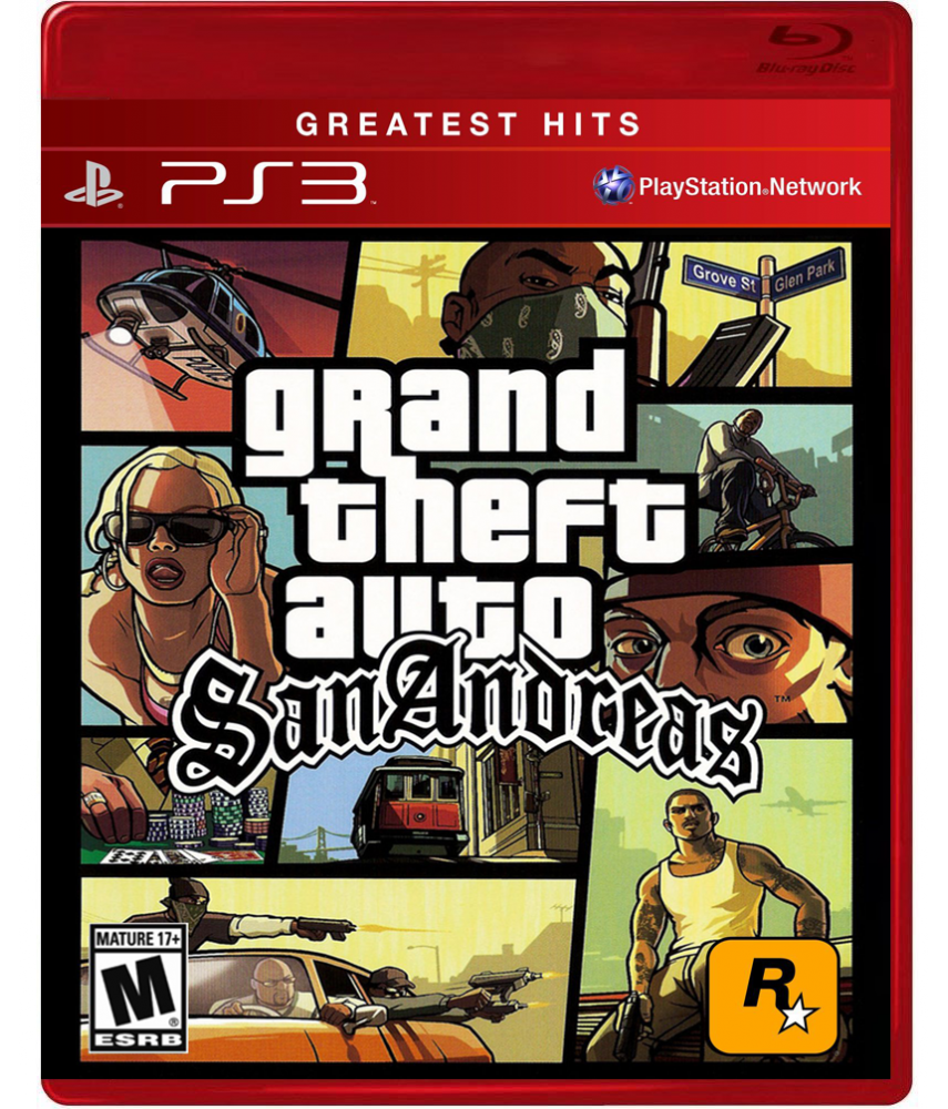 PS3 игра Grand Theft Auto: San Andreas (GTA)