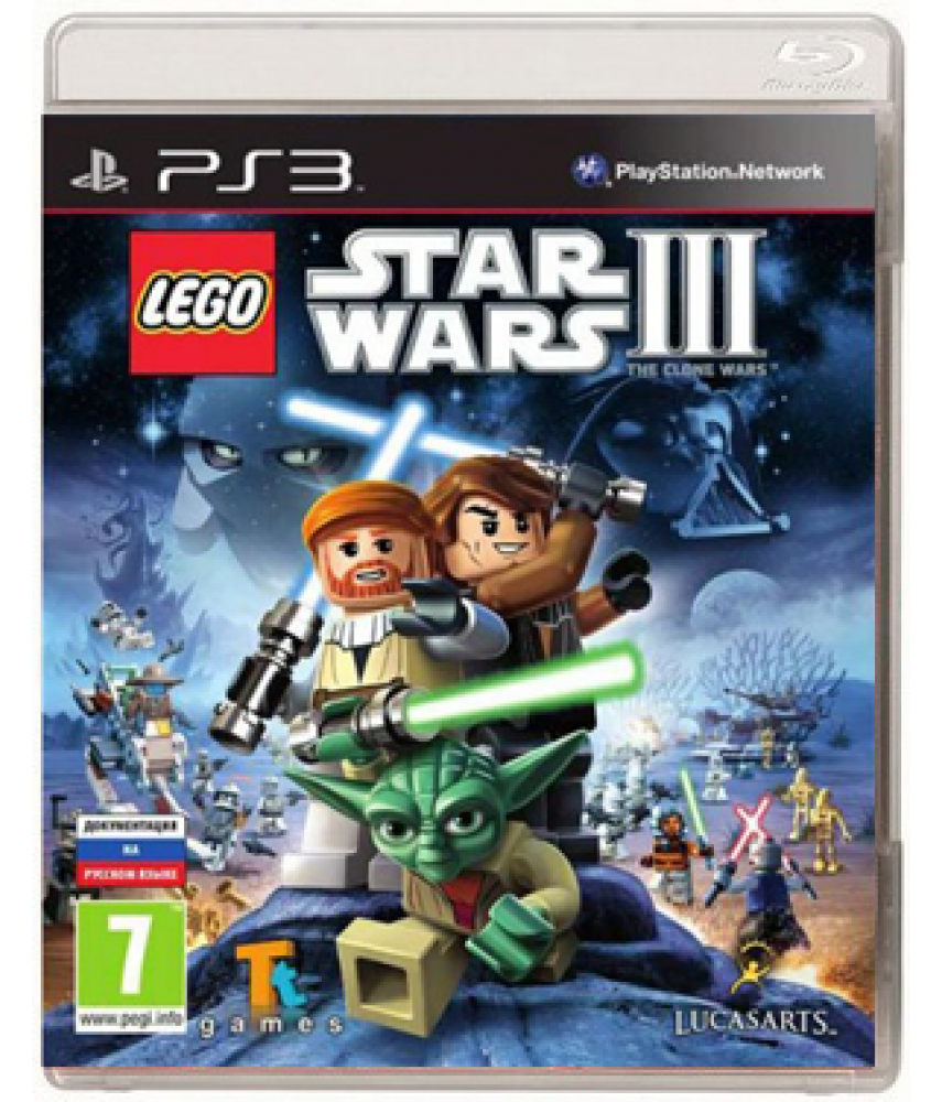 LEGO Star Wars 3 (III) The Clone Wars (PS3, английская версия)