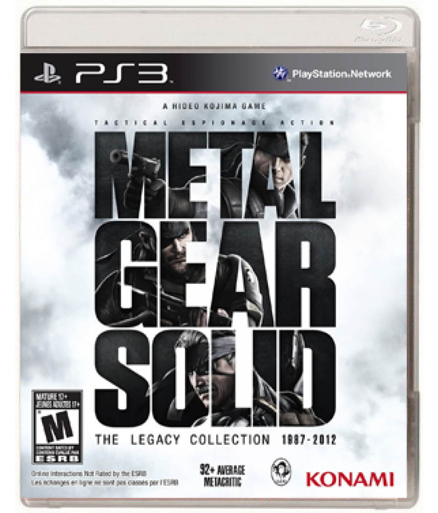 Metal Gear Solid: The Legacy Collection (1987-2012) [PS3] (US ver.)
