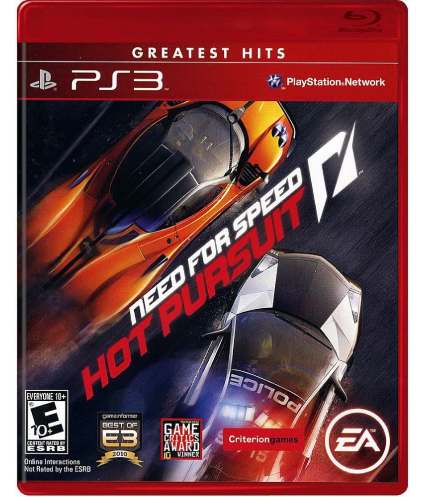 Need for Speed Hot Pursuit (NFS) (PS3, английская версия) (US)