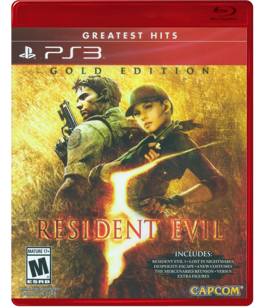 Resident Evil 5 - Gold Edition (с поддержкой PS Move) [PS3]