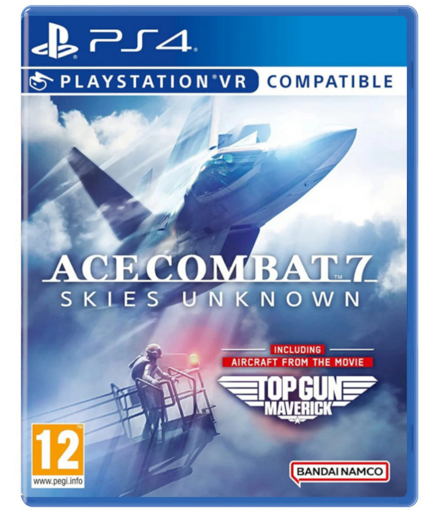 Ace Combat 7 Skies Unknown - Top Gun Maverick Edition (поддержка VR) (PS4, русская версия)