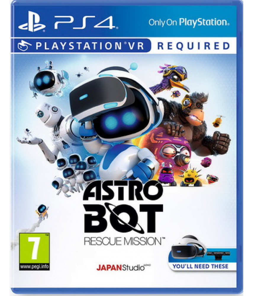 ASTRO BOT Rescue Mission (только для PS VR) (PS4, русская версия)