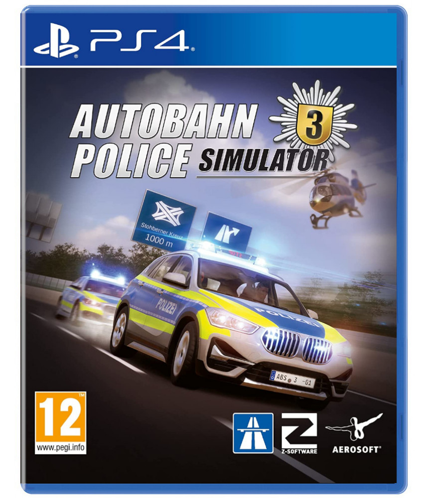 PS4 игра Autobahn Police Simulator 3 (Русская версия) (EU)