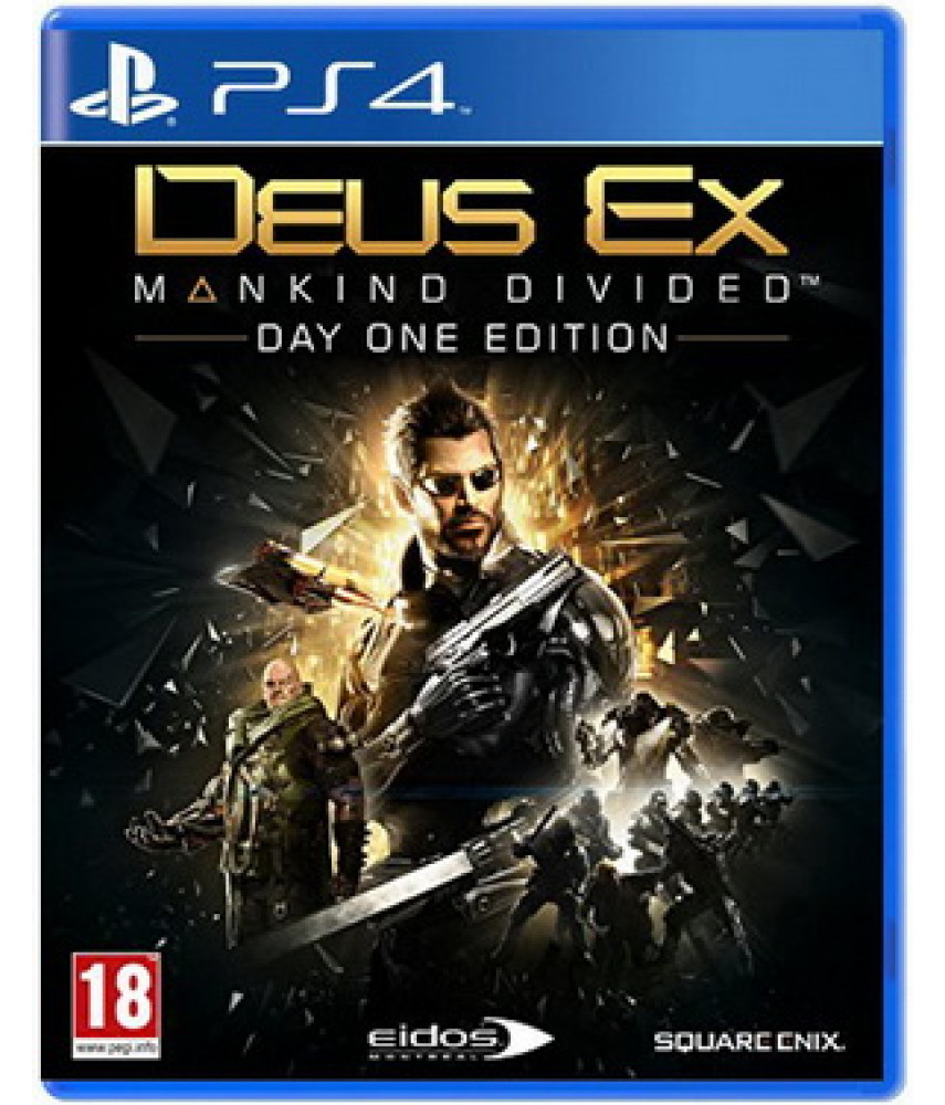 Игра Deus Ex: Mankind Divided русская версия для Playstation 4 - Б/У