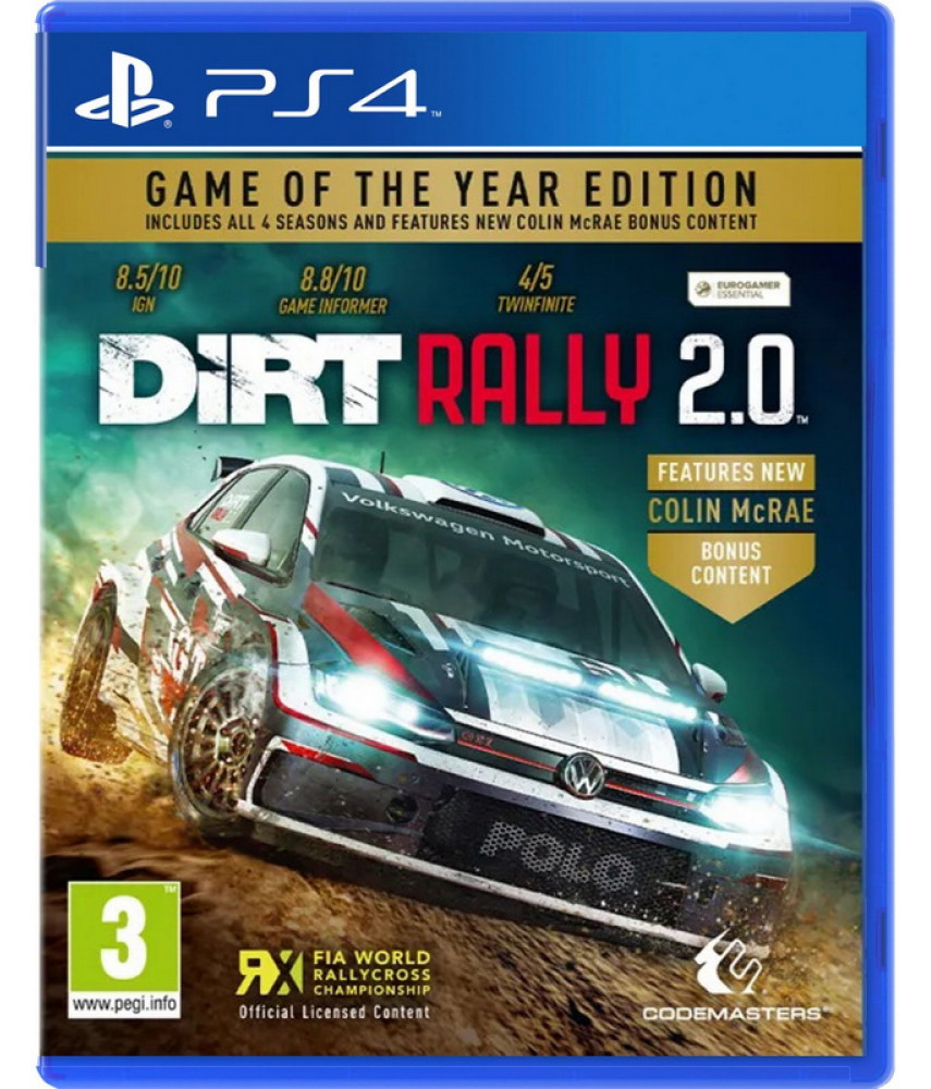 Dirt Rally 2.0 Game of the Year Edition [PS4]