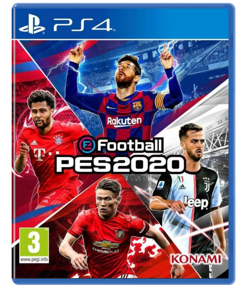 PS4 игра eFootball PES 2020 (Русская версия)