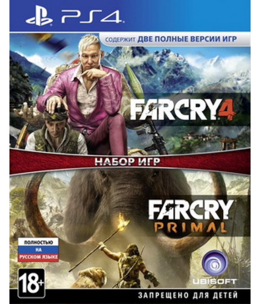 Комплект игр Far Cry 4 + Far Cry Primal (Русская версия) [PS4]