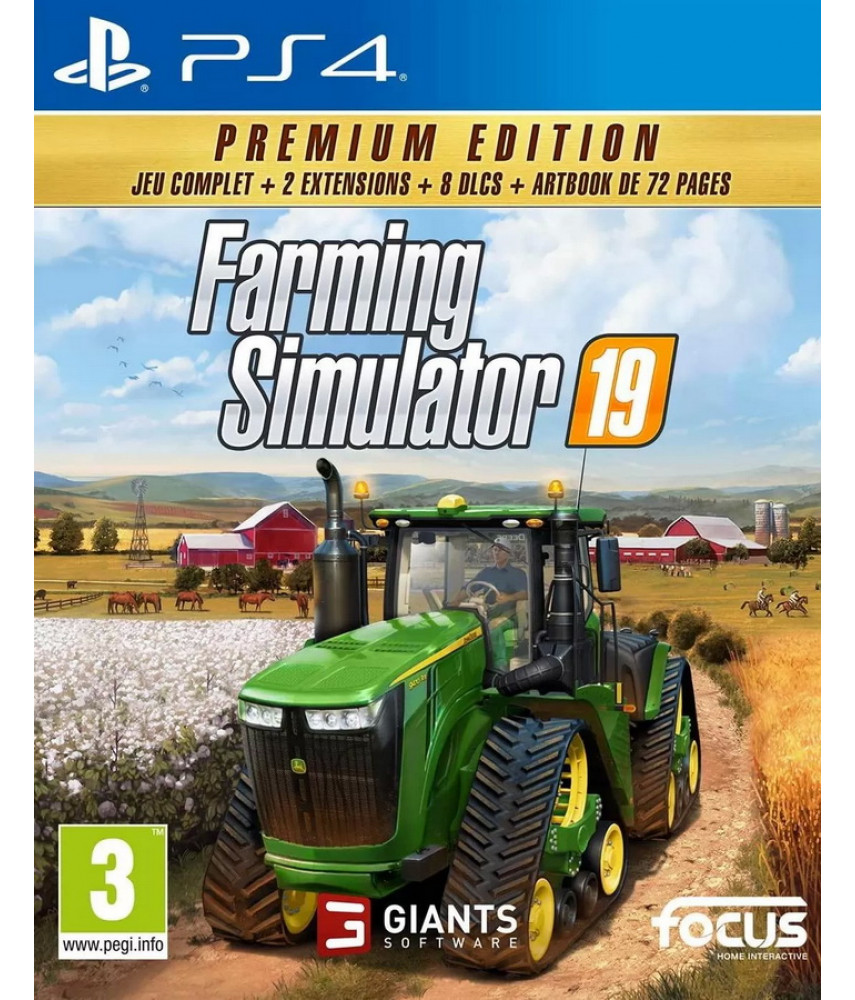 PS4 игра Farming Simulator 19 - Premium Edition (Русская версия)