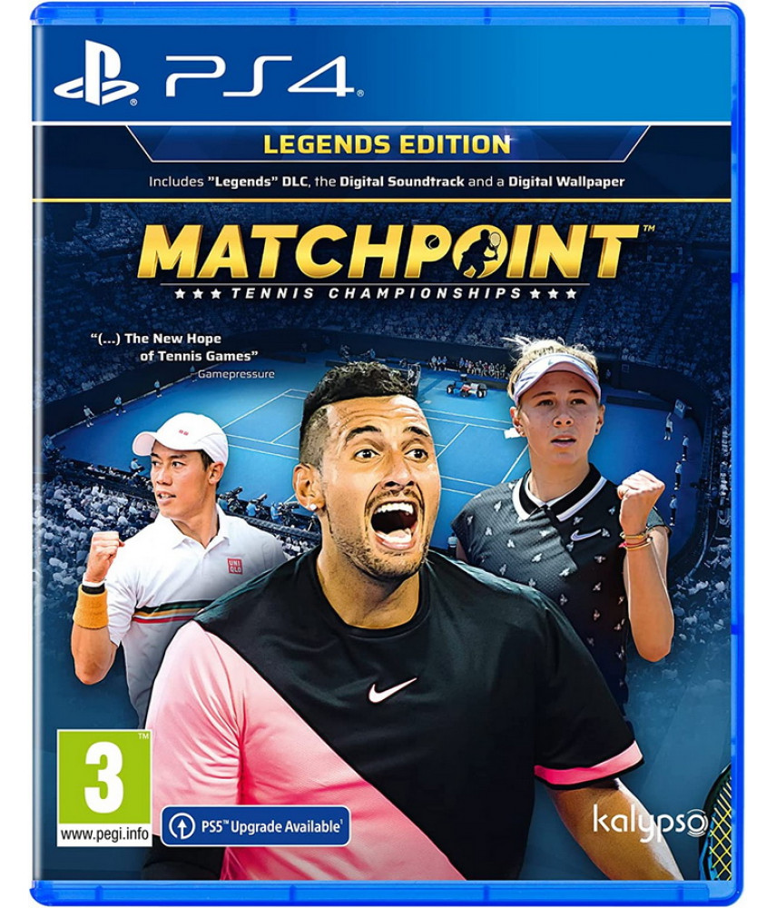 PS4 игра Matchpoint - Tennis Championships | Legends Edition (Русская версия) (EU)