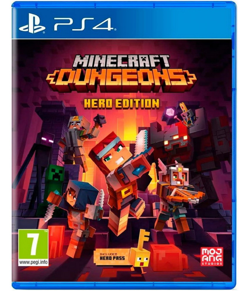 Minecraft Dungeons Hero Edition (Русские субтитры) [PS4]