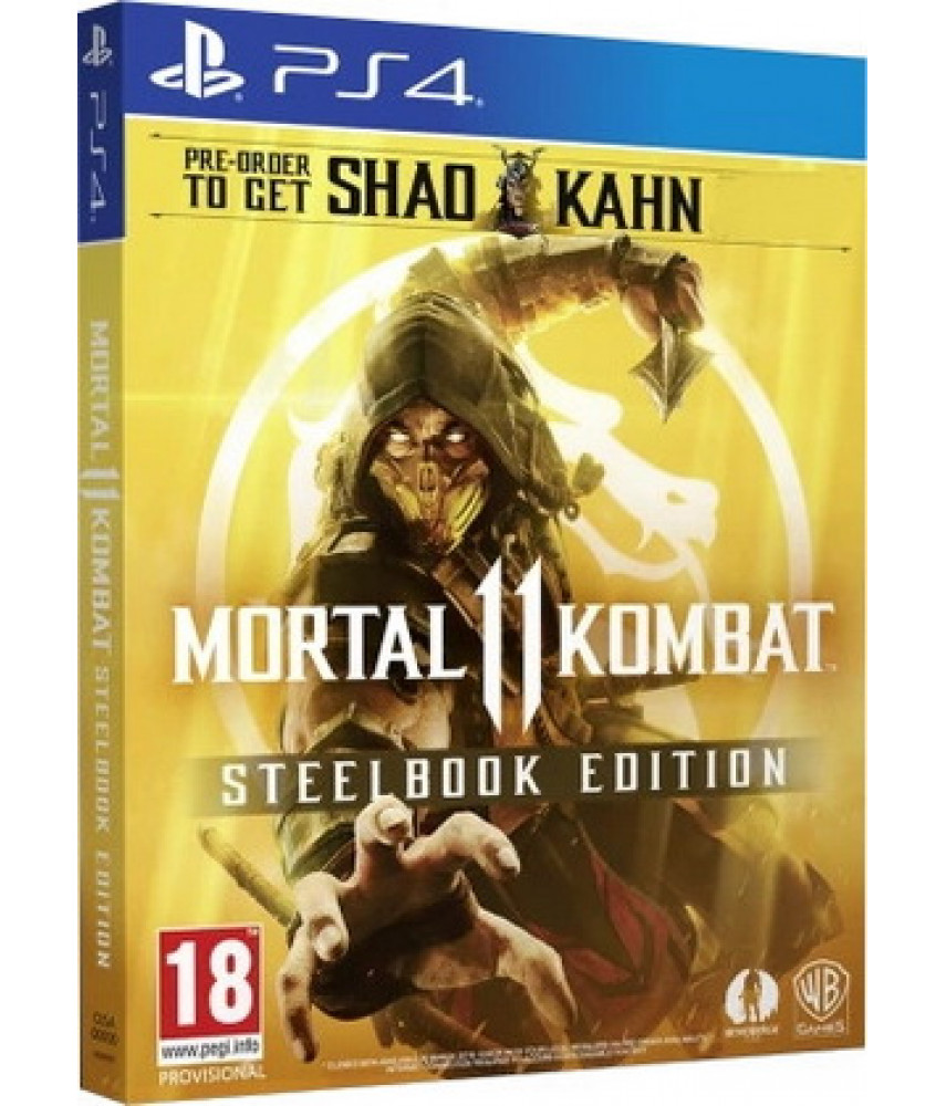 Mortal Kombat 11 Steelbook Edition (Русские субтитры) [PS4]