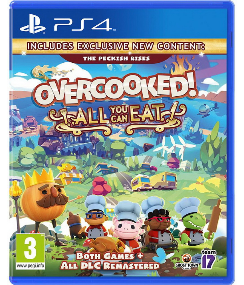 Overcooked! All You Can Eat (Адская кухня) (Русская версия) [PS4]