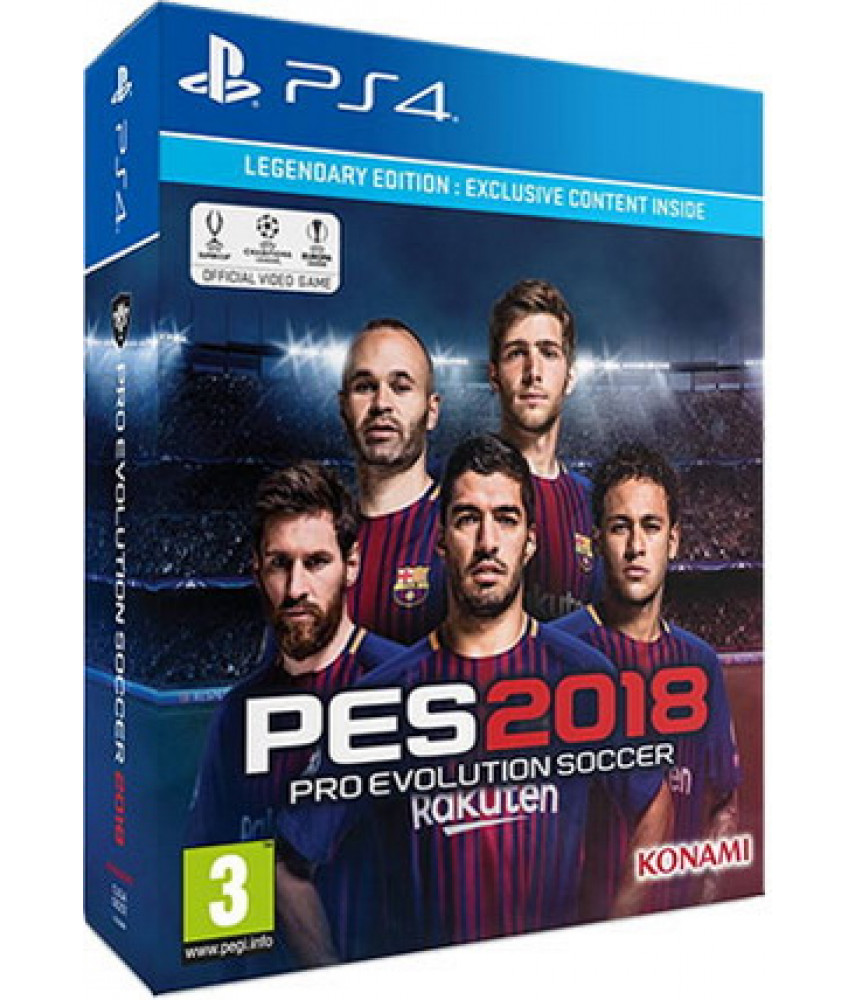 Pro Evolution Soccer PES 2018 Premium Edition (PS4, русские субтитры)