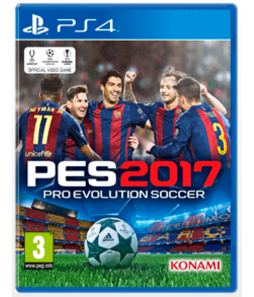 Pro Evolution Soccer PES 2017 (PS4, русские субтитры)