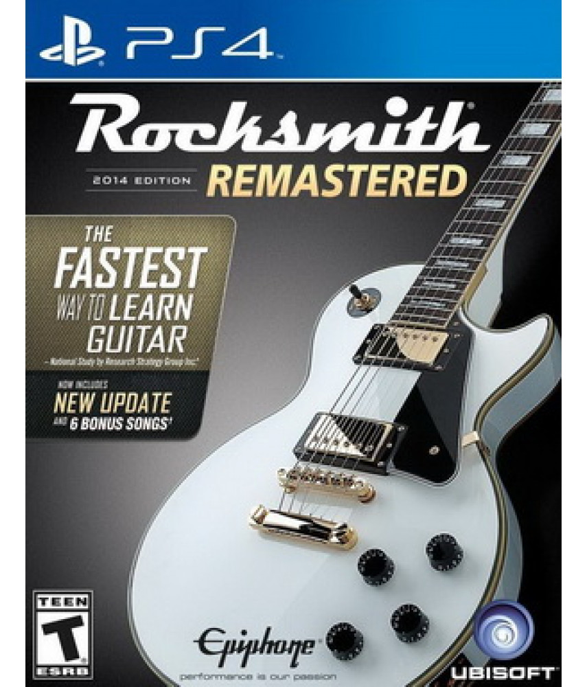 Rocksmith 2014 Edition - Remastered игра + кабель [PS4] 