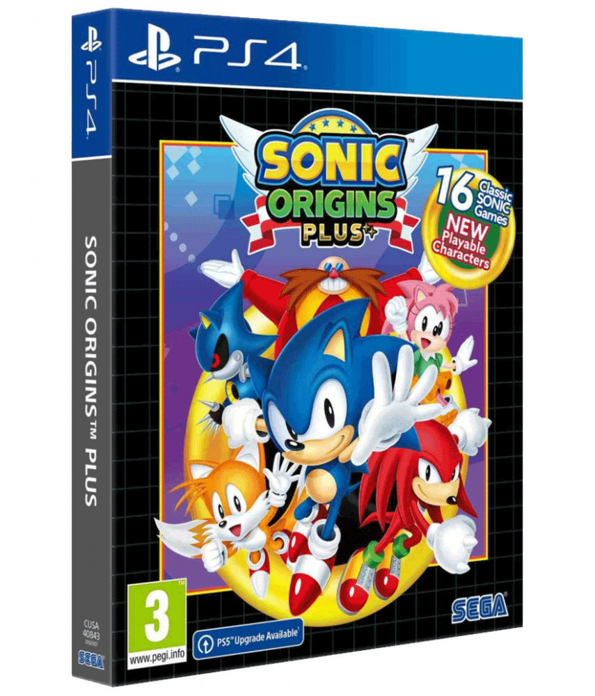 Sonic Origins Plus Day One Edition (PS4, русская версия) 
