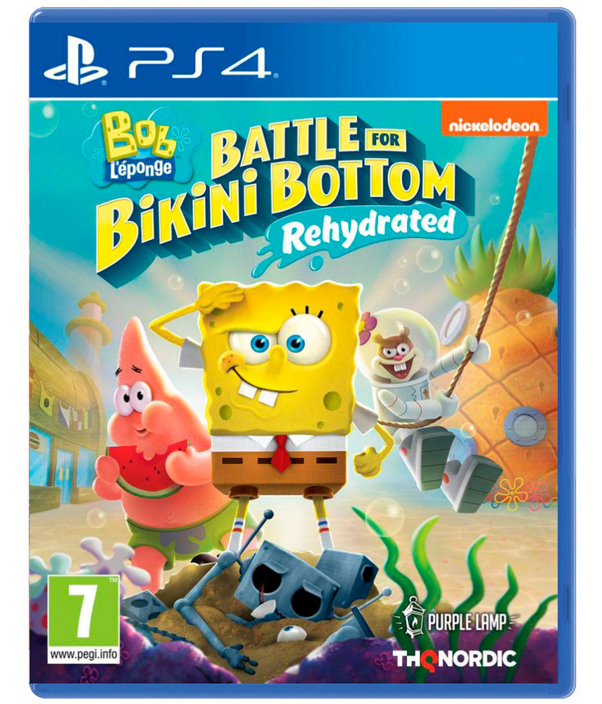 SpongeBob SquarePants Battle For Bikini Bottom - Rehydrated (PS4, русская версия)