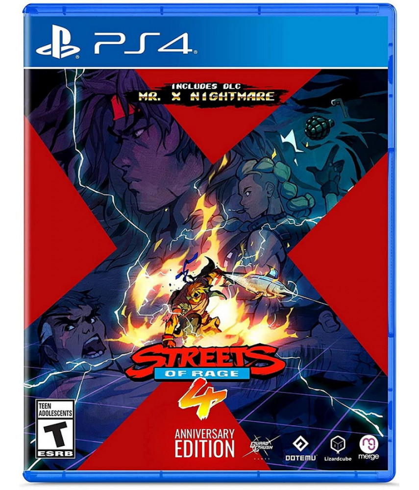 Streets of Rage 4 Anniversary Edition (PS4, русская версия) (US)