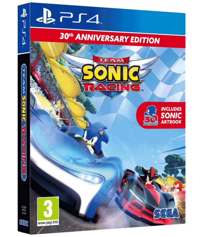 Team Sonic Racing - 30th Anniversary Edition (Русская версия) [PS4]