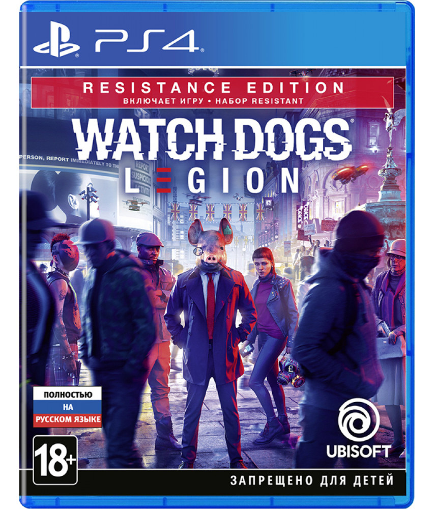 PS4 игра Watch Dogs Legion - Resistance Edition (Русская версия)