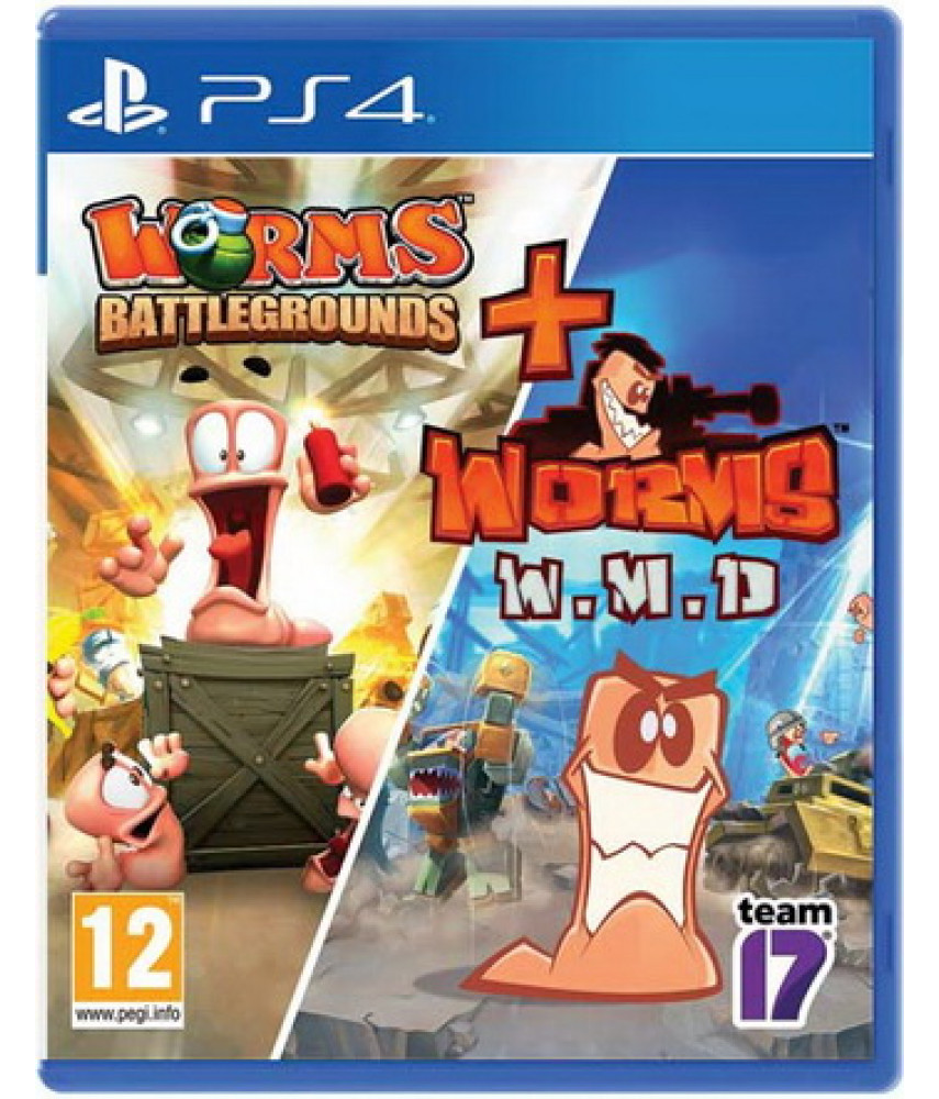 Worms Battlegrounds + Worms WMD - Double Pack [PS4]