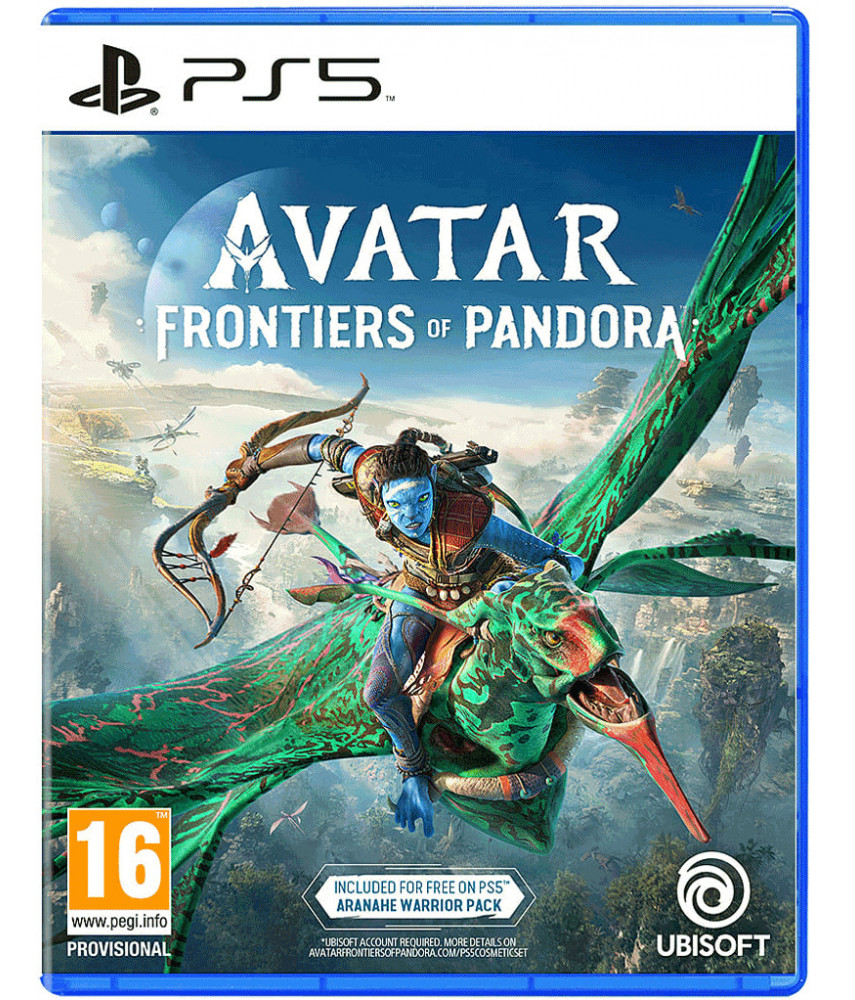 Диск Avatar Frontiers of Pandora для PlayStation 5. Меню и субтитры на русском языке.