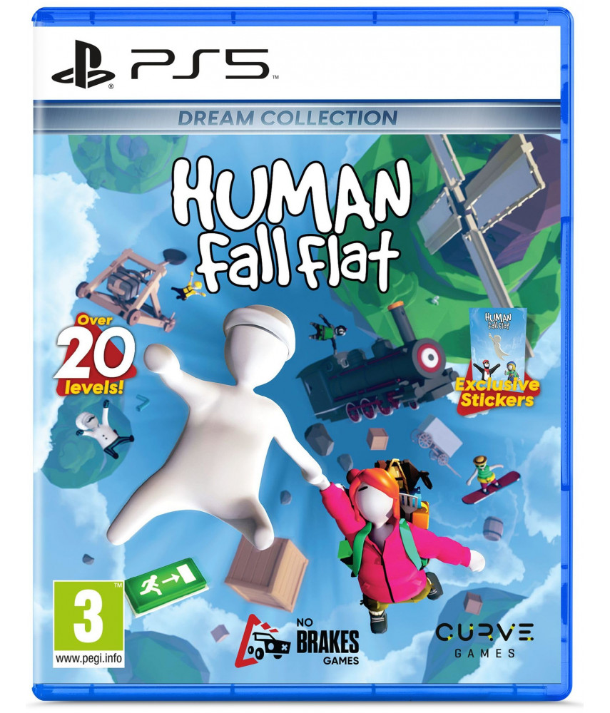 Диск Human Fall Flat Dream Collection для PlayStation 5. Меню и субтитры на русском языке.