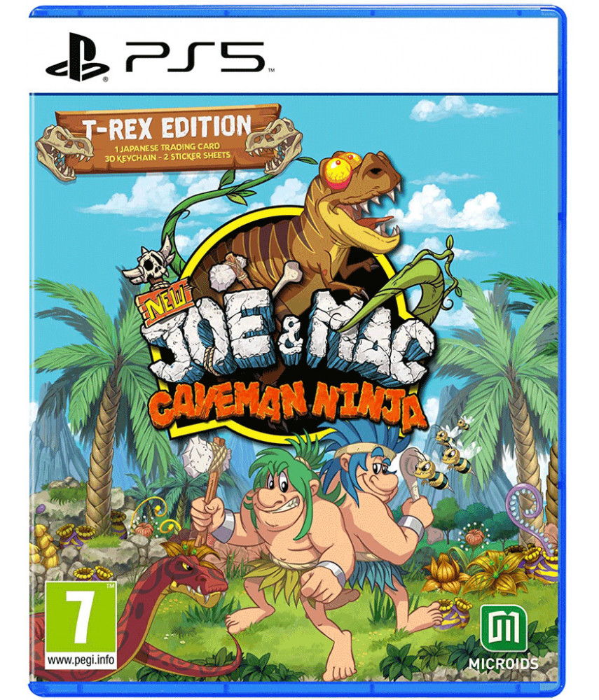 New Joe and Mac Caveman Ninja - T-Rex Edition (PS5, русская версия)