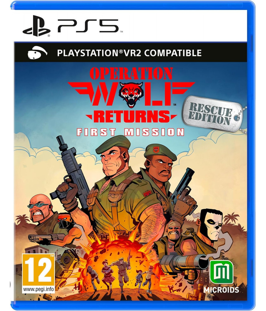 Operation Wolf Returns: First Mission (с поддержкой PS VR2) (PS5, английская версия) 