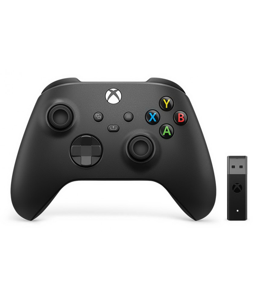 Геймпад Microsoft Xbox Controller + Wireless Adapter for Windows 10