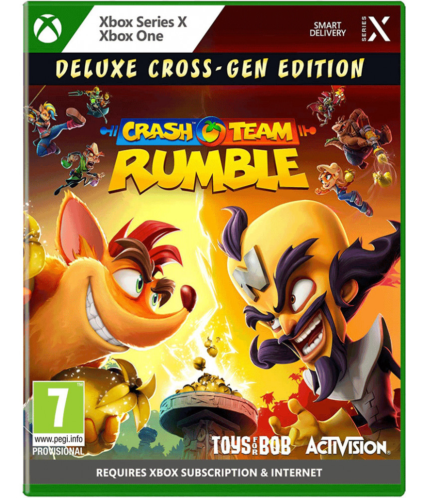 Crash Team Rumble Deluxe Cross-Gen Edition (Xbox One, Series X, английская версия) 