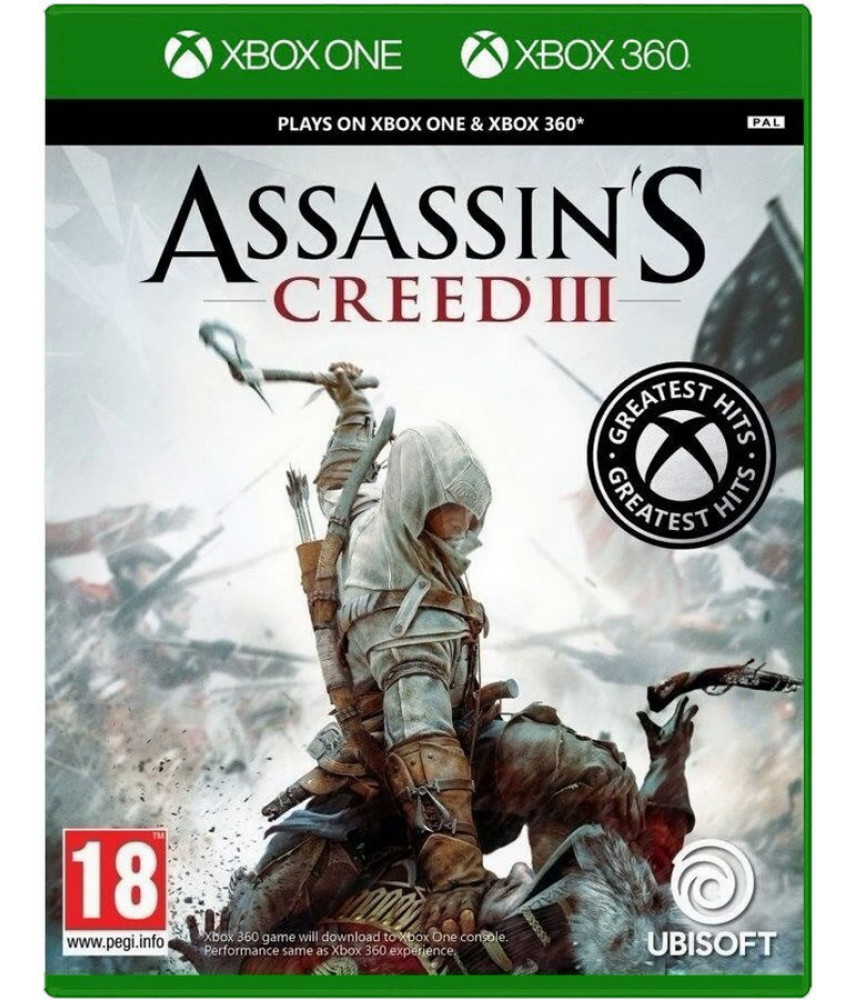 Xbox 360 игра Assassin's Creed III (3) (совместима с Xbox One)