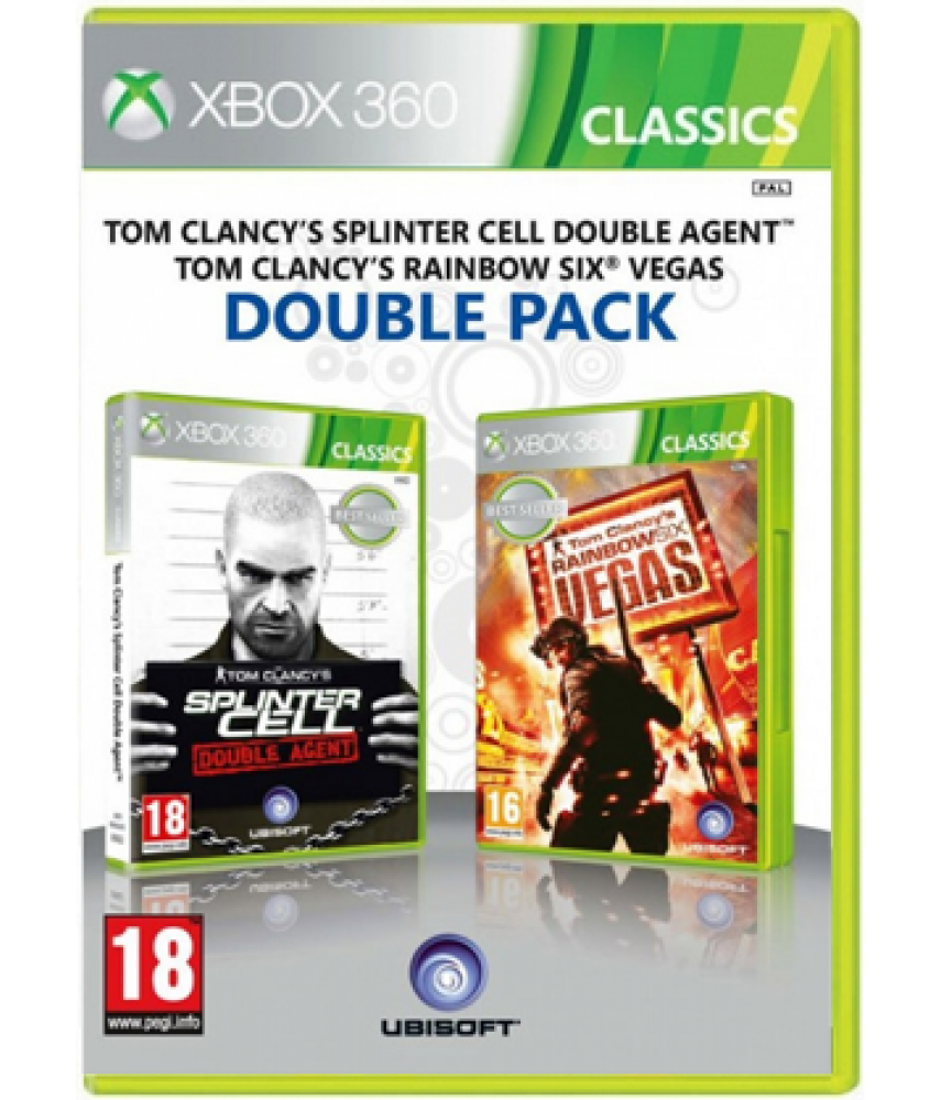 Комплект игр Tom Clancy’s: Splinter Cell Double Agent и Rainbow Six: Vegas [Xbox 360]