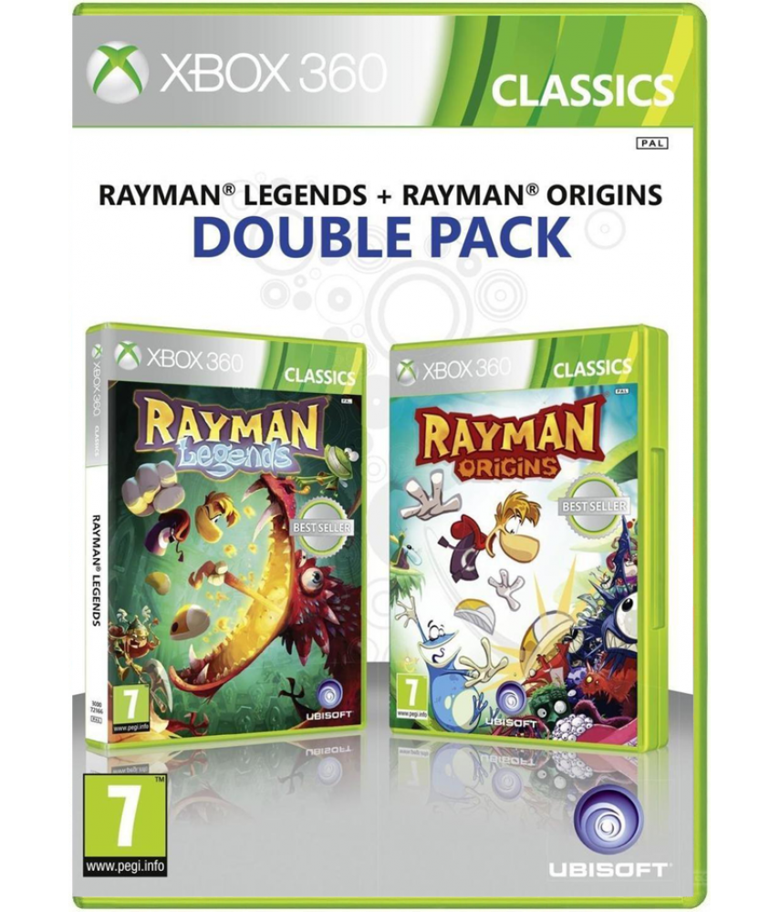 Комплект игр Rayman Legends и Rayman Origins [Xbox 360]