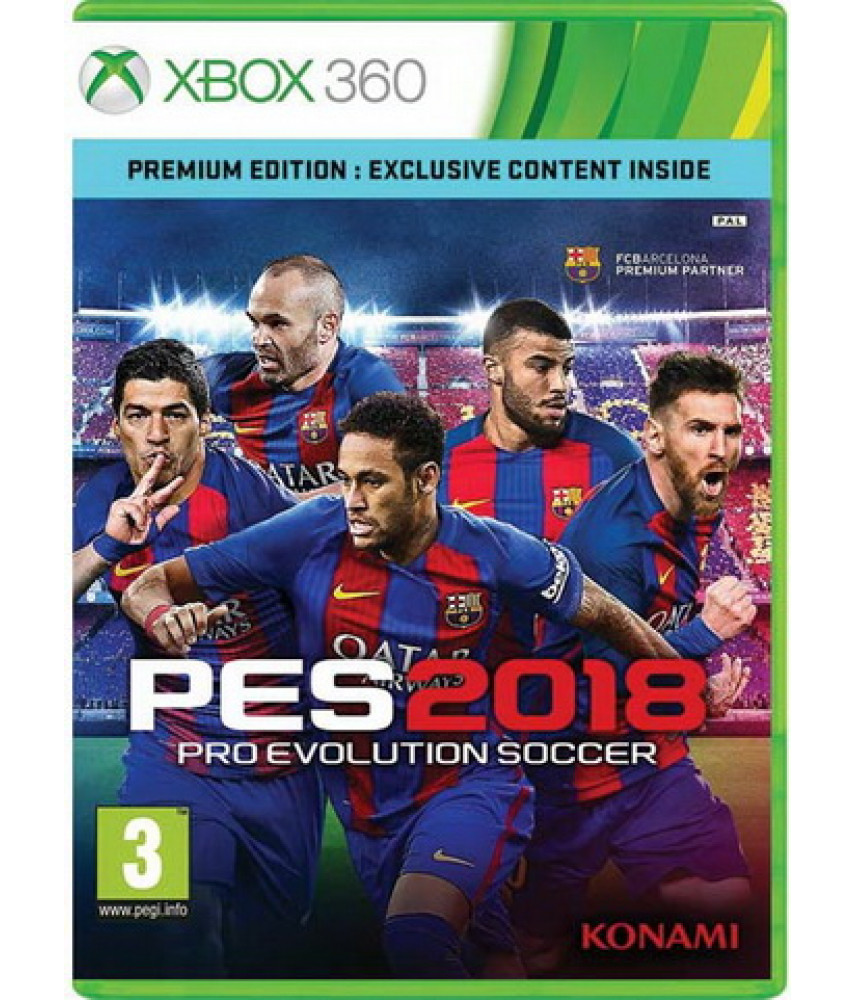Pro Evolution Soccer PES 2018 (Русские субтитры) [Xbox 360]