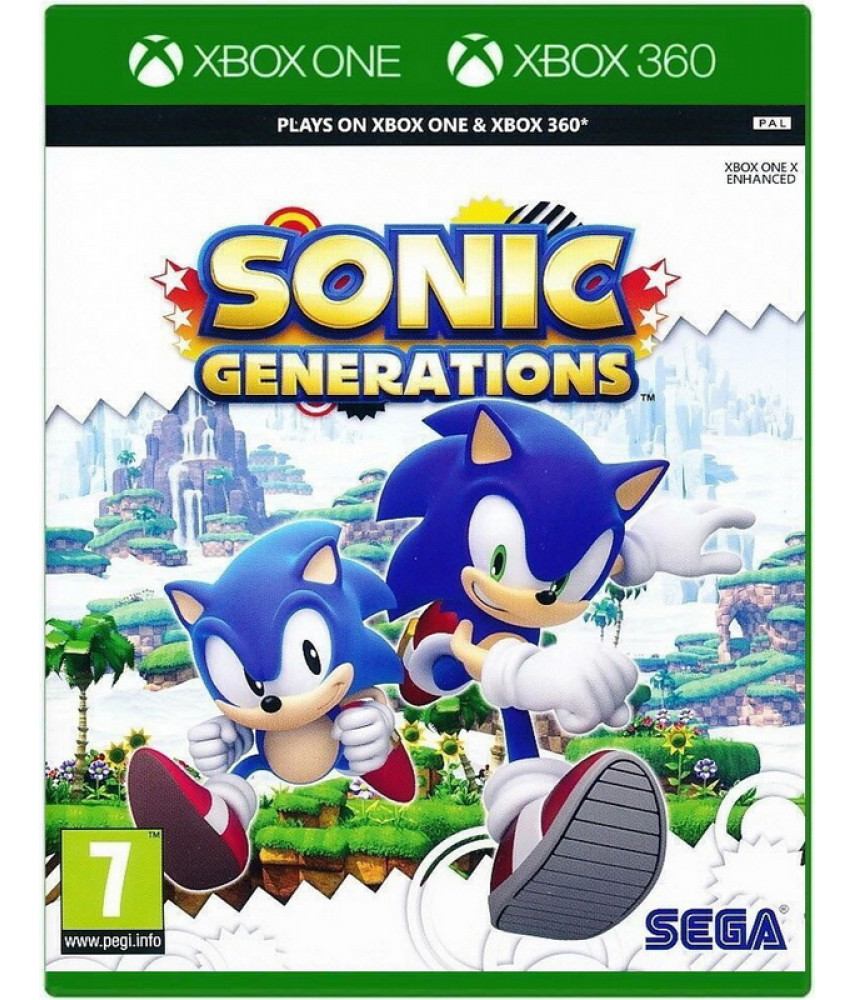 Sonic Generations (Xbox 360 / Xbox One, английская версия)