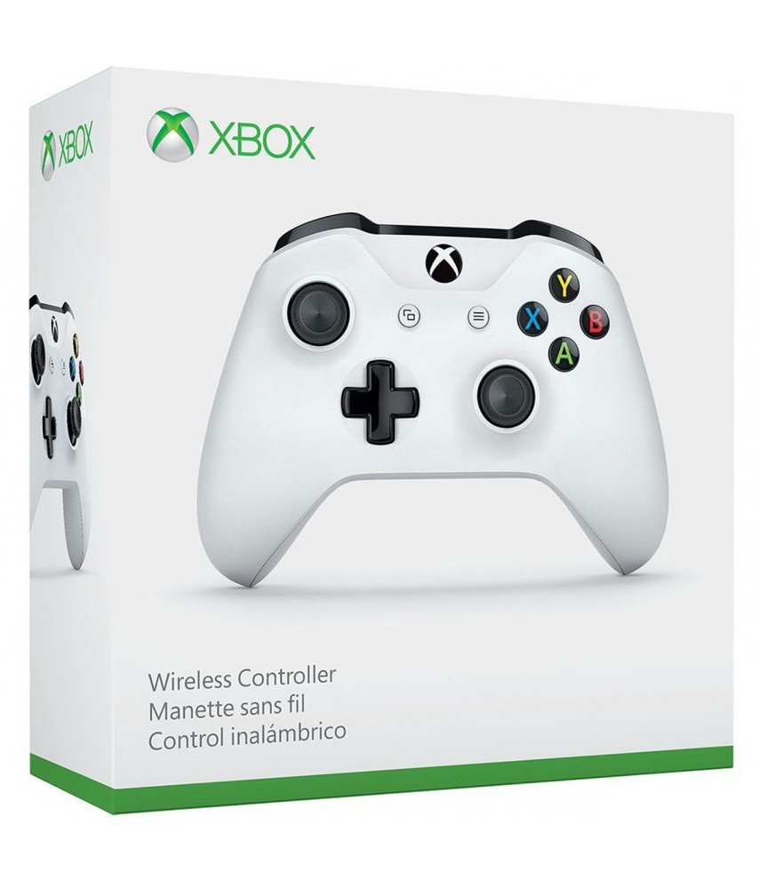 Геймпад беспроводной Xbox One S Controller White (Original Ref)