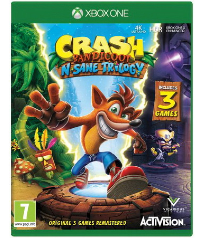 Xbox One игра Crash Bandicoot N-sane Trilogy (EU)