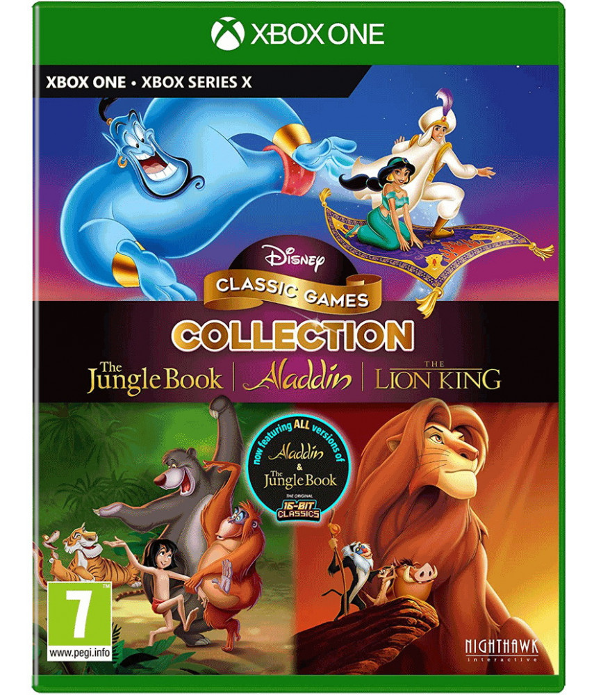 Xbox One игра Disney Classic Games: The Jungle Book, Aladdin and The Lion King (Книга джунглей, Аладдин и Король Лев)