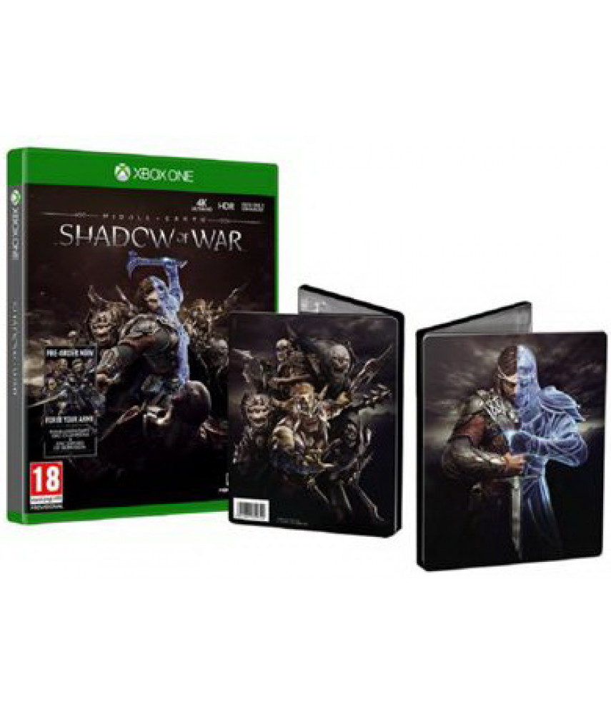 Средиземье: Тени войны - Steelbook Edition (Русские субтитры) [Xbox One]