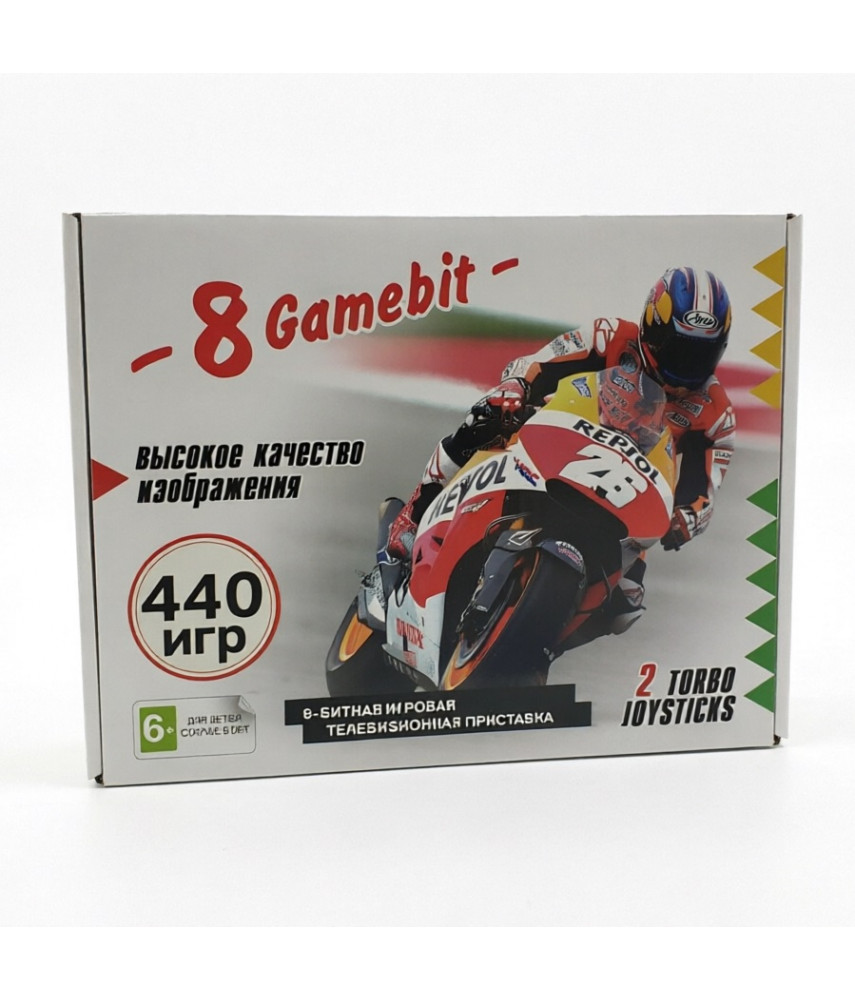 Игровая приставка 8-bit MOTO (440 игр)